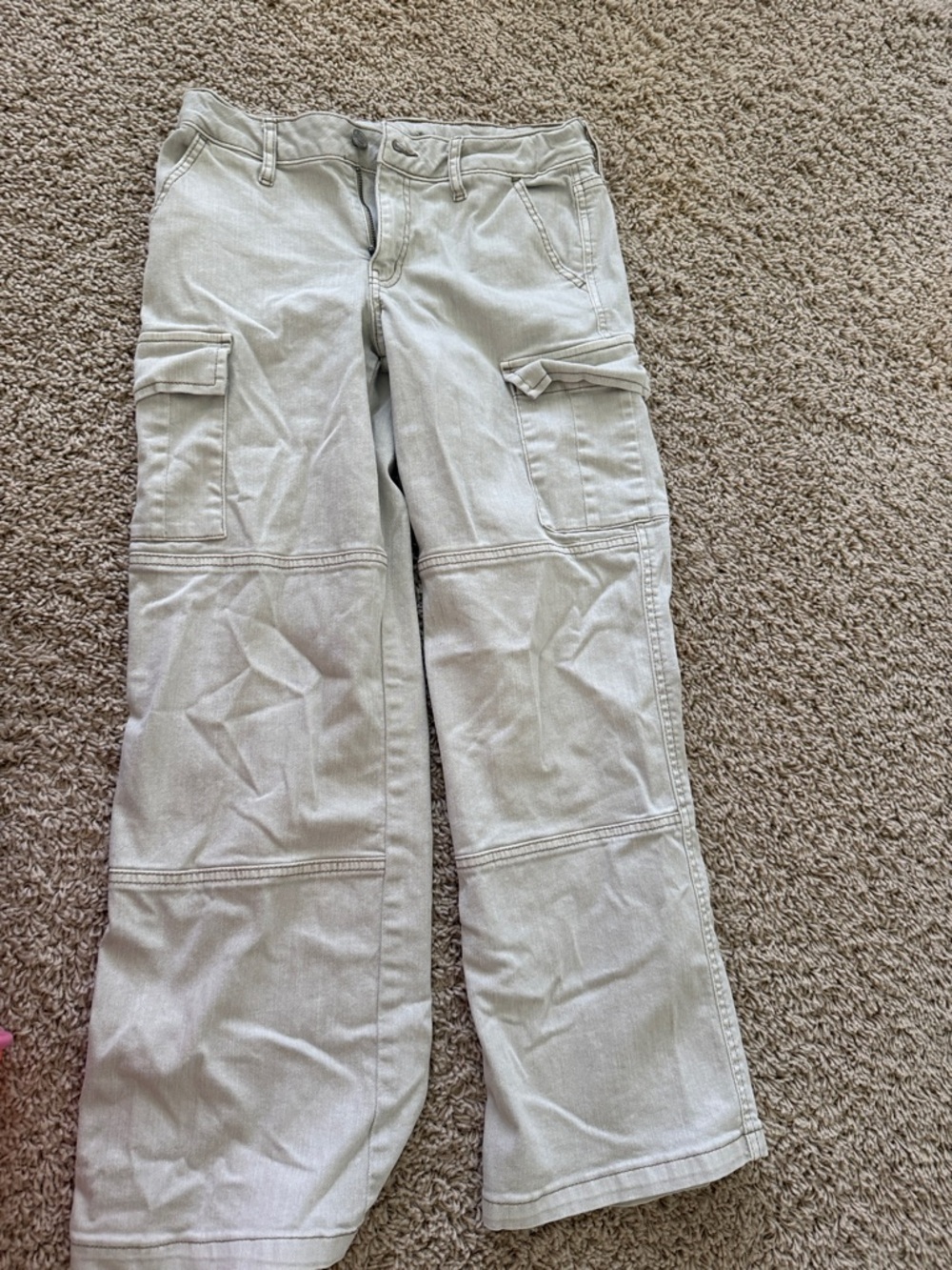 Target Kids Cargo Jeans in Light Tan